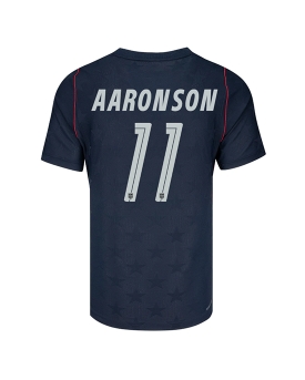 Billige Fotballdrakt Forente stater Brenden Aaronson #11 Replika Bortedrakt VM 2026 Kortermet Billige Fotballdrakt Forente stater Brenden Aaronson #11 Replika Bortedrakt VM 2026 Kortermet